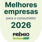 Selo Melhores Empresas Reclame AQUI Uello 2026